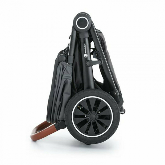 Carucior sport, Petite&Mars, Street+ Air, Include capotina impermeabila Editie limitata, Cu fereastra, husa picioare, cos de bagaje, Cu roti gonflabile, Centura de siguranta in 5 puncte, Pana la 25 kg [9]