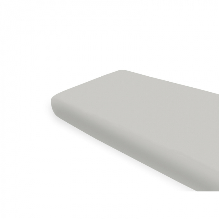 Cearceaf cu elastic, MimiNu, Pentru pat 160x80 cm, Din bumbac certificat Oeko Tex Standard 100, Colectia Royal, Grey [1]