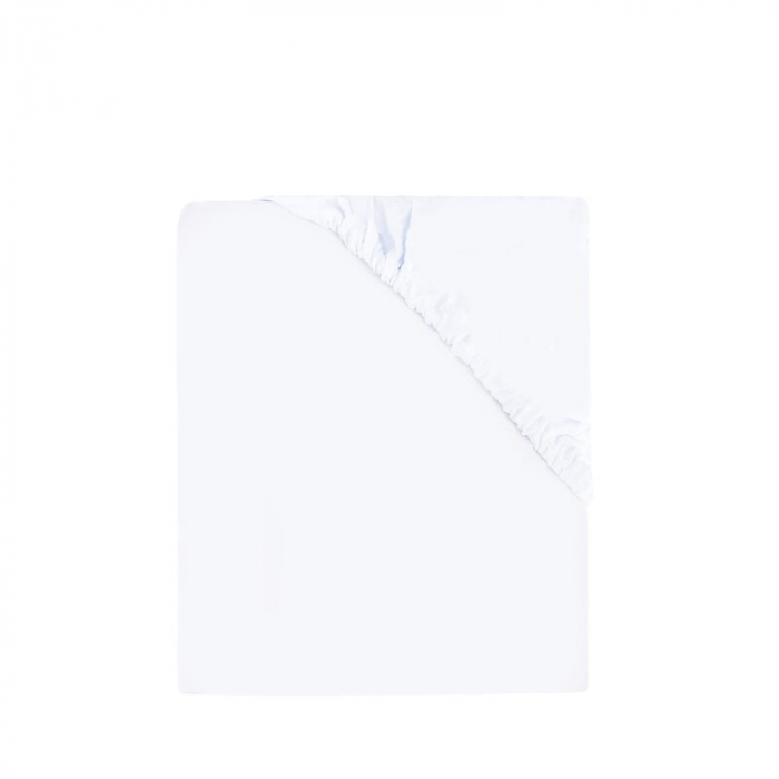 Cearceaf cu elastic, MimiNu, Pentru patut co-sleeper, Theo, Dimensiune 85 x 46 cm, Din bumbac jersey, Material certificat Oeko Tex Standard 100, White [1]