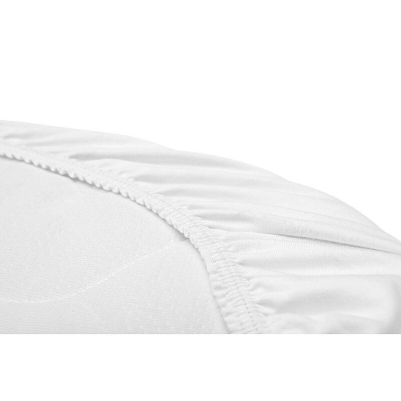 Cearceaf cu elastic, New Baby, Pentru landou, Din Bumbac, 35 x 75 cm, 0 luni+, White [3]