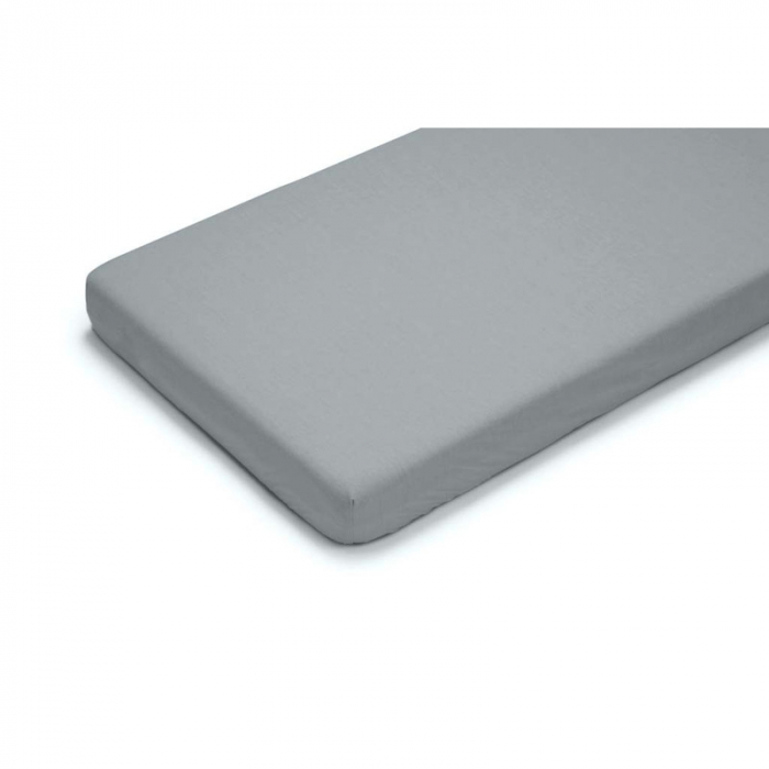 Cearceaf cu eleastic, Petite&Mars, Soft Dream Dry, Impermeabil, Lavabil la masina pana la 95 de garde, 120x60 cm, Gri [1]