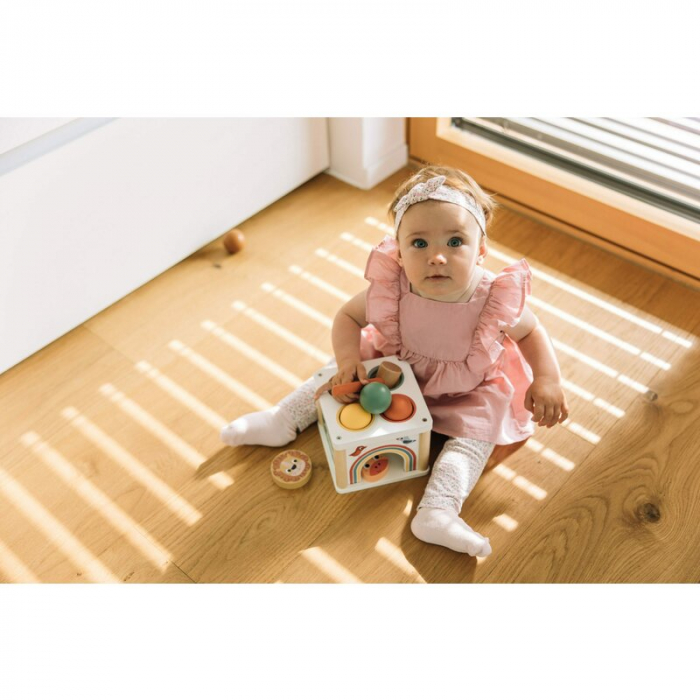 Centru de activitati, Free2Play, Cu figurine, Cu ciocanel, Din lemn, Conform cu standardul european de securitate EN71/123, 15 x 15 x 12 cm, 12 luni+, Multicolor [9]