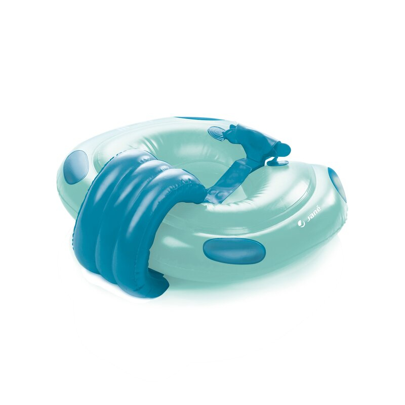 Colac ajustabil pentru bebelusi, Jane, Ideal pentru primele lectii de inot, Aquarel Blue [1]