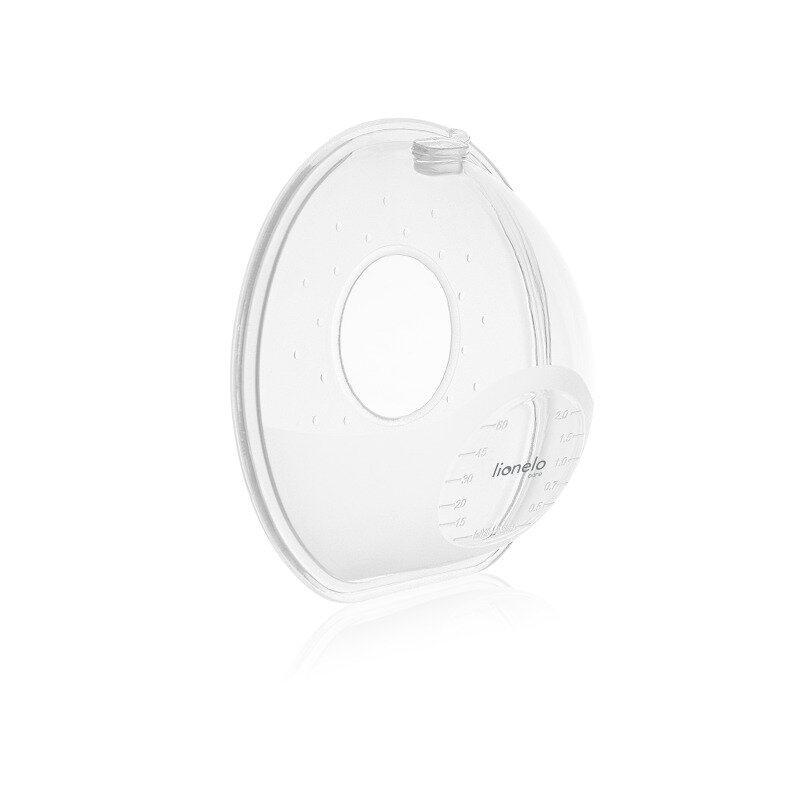 Colectoare san, Lionelo, 2 buc, 60 ml, fara BPA, Ergonomice, Compatibile cu orice sutien, Transparent [4]
