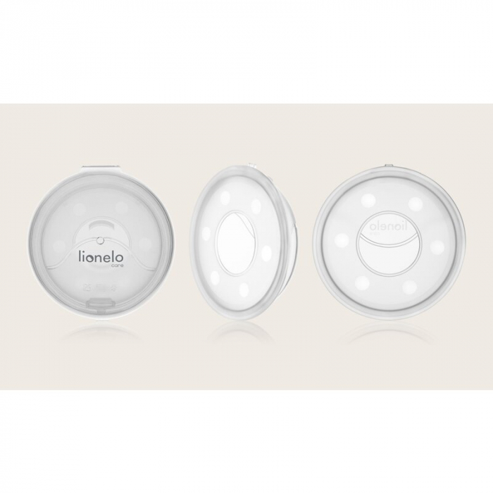 Colector de lapte, Lionelo, Milky, 2 buc, Se potriveste tuturor sutienelor, Cutie depozitare igienica inclusa, Fara bisfenol A, Capacitate 40 ml, Transparent [14]