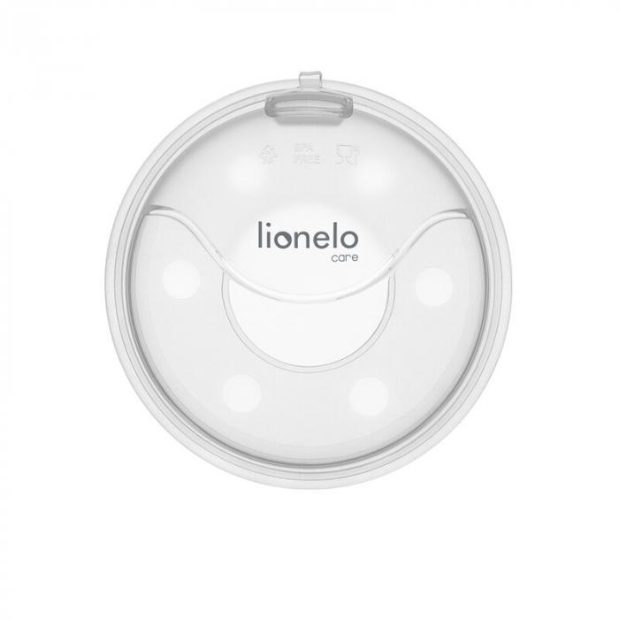 Colector de lapte, Lionelo, Milky, 2 buc, Se potriveste tuturor sutienelor, Cutie depozitare igienica inclusa, Fara bisfenol A, Capacitate 40 ml, Transparent [13]