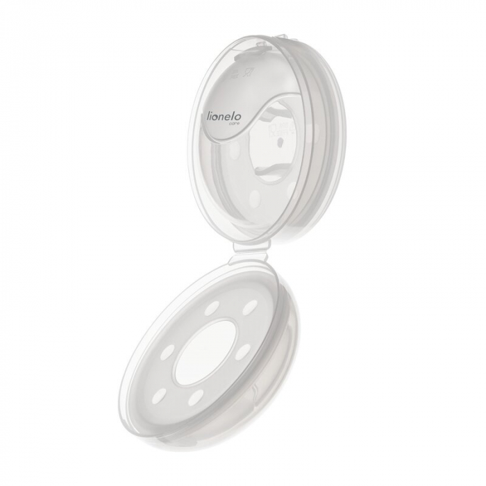 Colector de lapte, Lionelo, Milky, 2 buc, Se potriveste tuturor sutienelor, Cutie depozitare igienica inclusa, Fara bisfenol A, Capacitate 40 ml, Transparent [5]