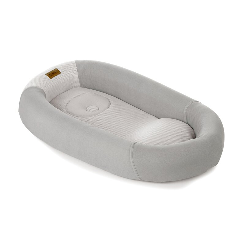Cosulet confortabil pentru bebelusi, Jane, Joy Baby Nest, Material respirabil 3D, Cu perna pentru prevenire plagiocefalie, Star [1]