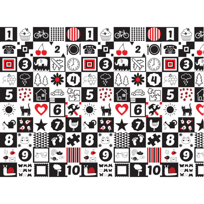 Covoras de joaca, Bocioland, Happy Day, Pliabil, Protectie impotriva loviturilor, Dimensiune mare, 200 x 150 cm, Cu Imprimeu pe ambele parti, Potrivit pentru utlizare atat in interior, cat si in exter [3]