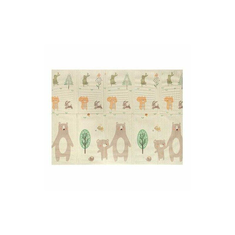 Covoras de joaca, Bocioland, Little Bear, Pliabil, Protectie impotriva loviturilor, Dimensiune mare, 200 x 150 cm, Cu Imprimeu pe ambele parti, Potrivit pentru utlizare atat in interior, cat si in ext [8]