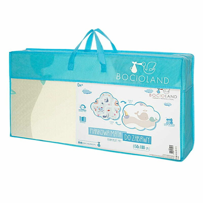 Covoras de joaca, Bocioland, Water City, Pliabil, Protectie impotriva loviturilor, Dimensiune mare, 180 x 150 cm, Cu Imprimeu pe ambele parti, Potrivit pentru utlizare atat in interior, cat si in exte [5]