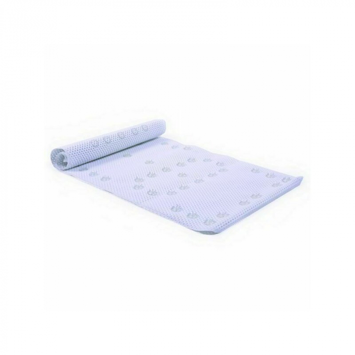 Covoras XXL de baie, Petite&Mars, Harry, Antialunecare, Cu ventuze, Dreptunghiular, Antiderapant, 91x43 cm, Alb [1]