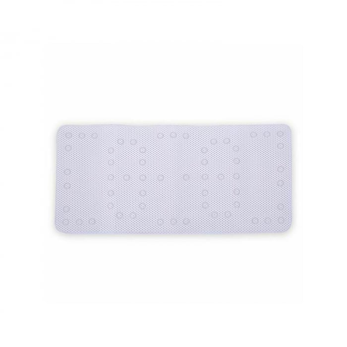 Covoras XXL de baie, Petite&Mars, Harry, Antialunecare, Cu ventuze, Dreptunghiular, Antiderapant, 91x43 cm, Alb [2]
