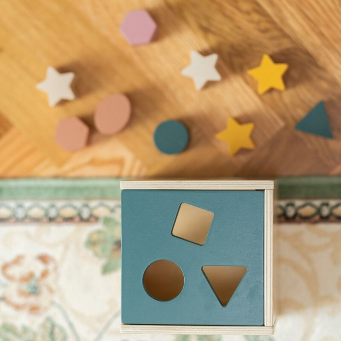 Cub de activitati, Petite&Mars, Gravity Wood of Mars, Cu 12 piese, 12 luni+, Multicolor [5]