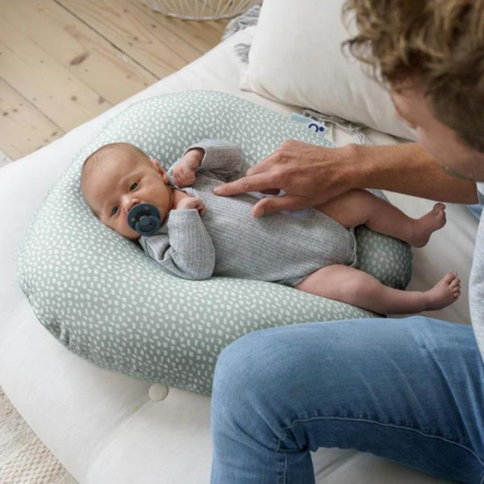 Doomoo - Perna pentru alaptat 2 in 1 Softy Cloudy kaki [7]
