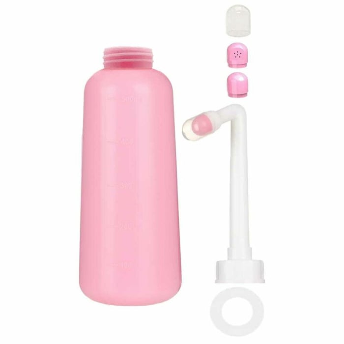 Dus vaginal, Bocioland, Pentru igiena intima, Util in perioada postpartum, Portabil, 500 ml, Roz [6]