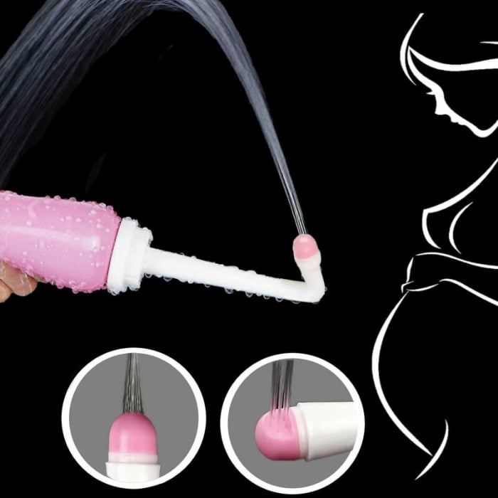 Dus vaginal, Bocioland, Pentru igiena intima, Util in perioada postpartum, Portabil, 500 ml, Roz [8]