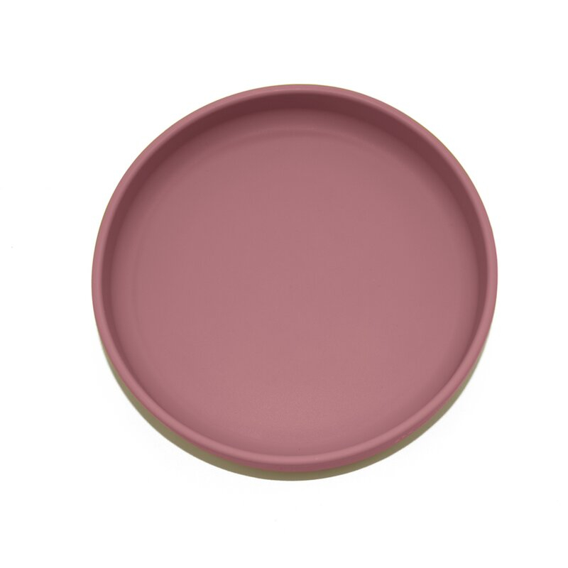Farfurie, Petite&Mars, Take&Match, Din silicon, Cu ventuza, Fara BPA, 6 luni+, 400 ml, Roz [5]