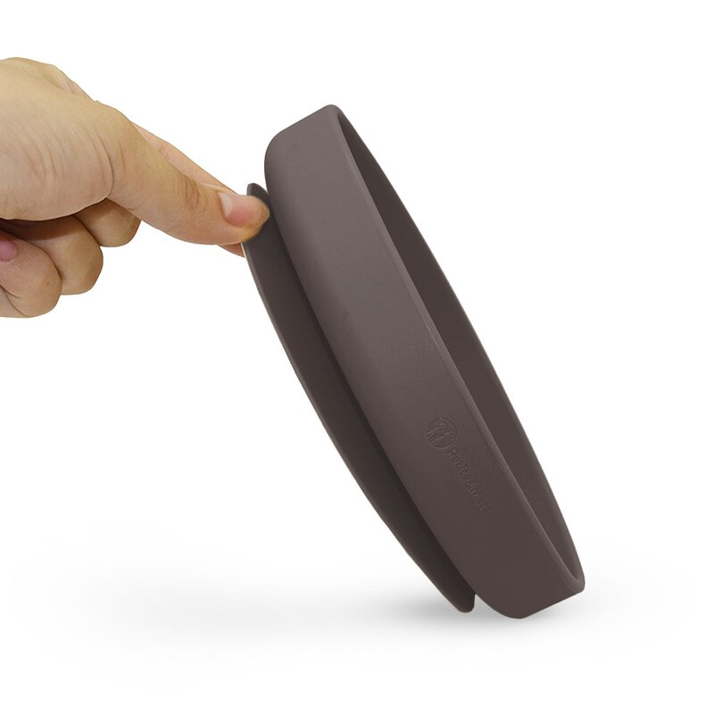 Farfurie, Petite&Mars, Take&Match, Din silicon, Cu ventuza, Fara BPA, Adecvata pentru masina de spalat vase si microunde, Nu absoarbe mirosuri, 6 luni+, 400 ml, Bitter Cocoa, Maro [3]