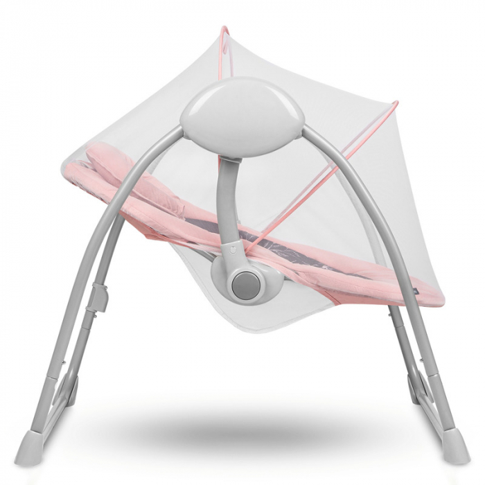 Fotoliu balansoar, Lionelo, Electric, Ruben, Cu spatar reglabil, Cu 12 melodii relaxante si sunete ale naturii, Cu 3 programe de balansare automata, Conform cu standardul european EN 16232, 68x65 cm,  [9]
