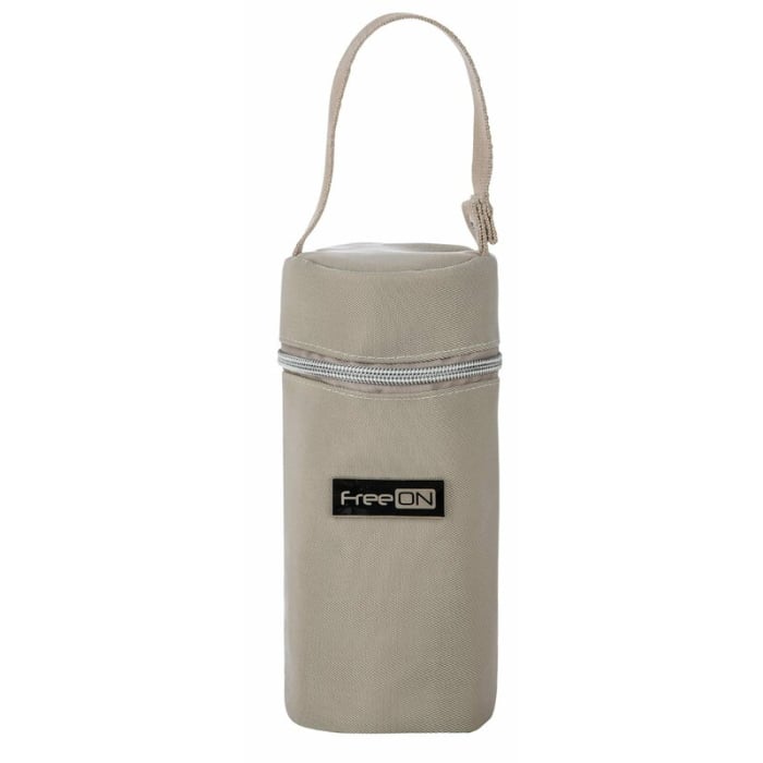 Geanta biberon, FreeON, Single Style, Pentru 1 biberon, Mentine continutul atat cald, cat si rece, Beige [1]