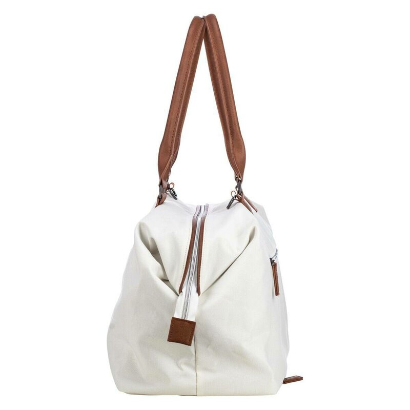 Geanta mamici, FreeON, Mommy things, Spatioasa si practica, Cu multiple buzunare, Include si 2 genti mai mici, Beige [4]