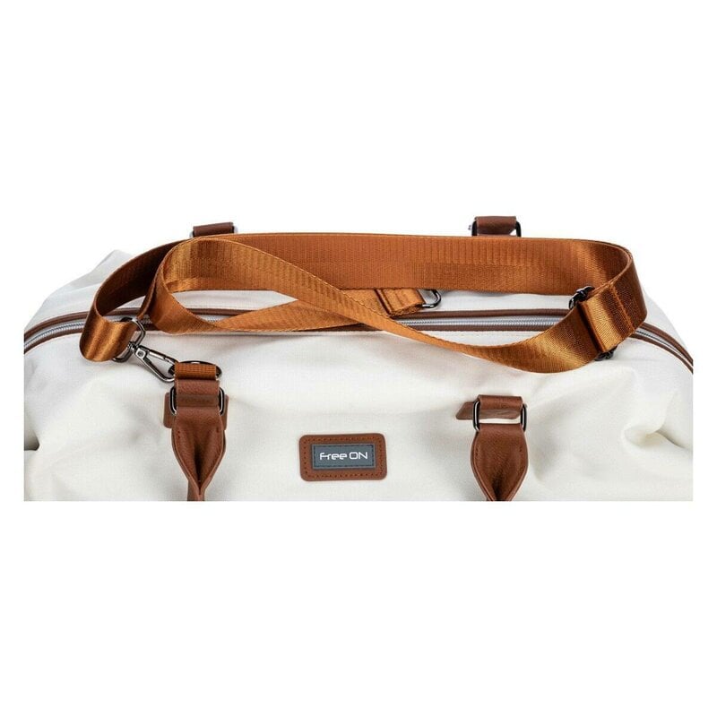 Geanta mamici, FreeON, Mommy things, Spatioasa si practica, Cu multiple buzunare, Include si 2 genti mai mici, Beige [3]
