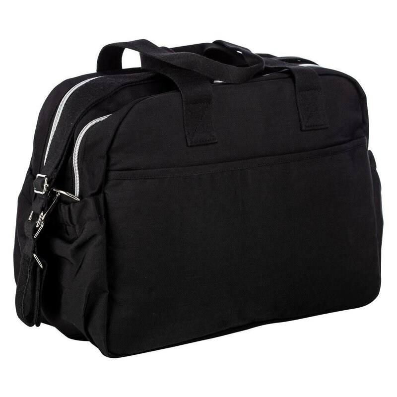Geanta pentru scutece, FreeON, Style, Impermbeabila, Cu multiple buzunare, Dimensiune compacta, 39x32x18 cm, Black [6]