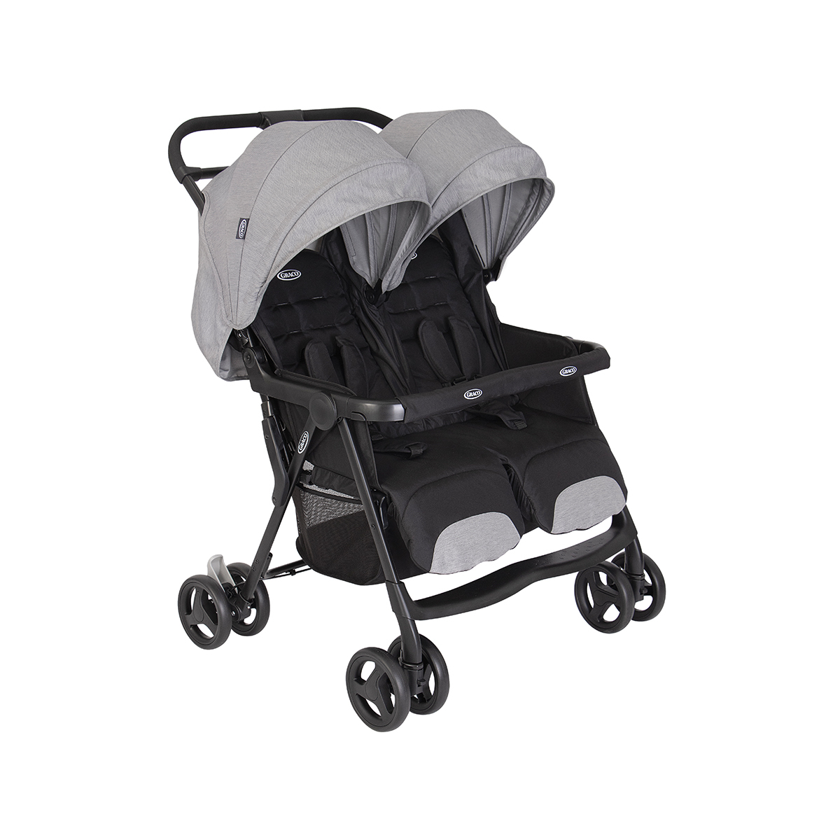 Graco - Carucior de gemeni DuoRider Steeple Gray [1]