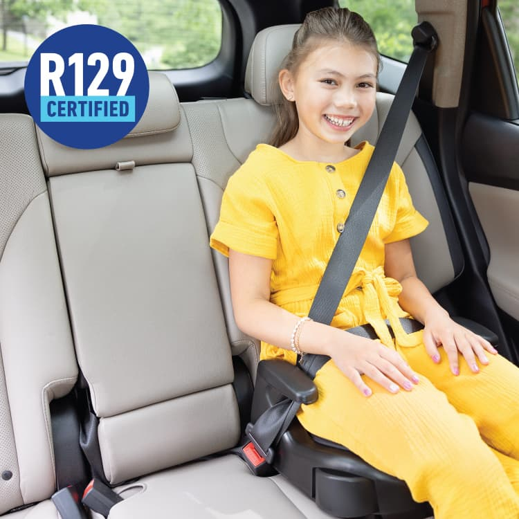Graco - Scaun auto booster i-Size, Booster Basic Opal Sky, 135-150 cm, certificat R129 [8]