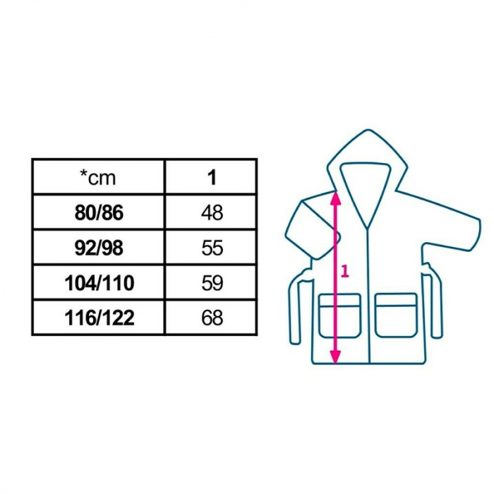 Halat de baie, New Baby, Pentru copii, Cu buzunare, Cu cordon, Marime 104/110, Din bumbac 100%, Beige [4]