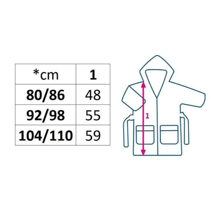 Halat de baie, New Baby, Pentru copii, Cu buzunare, Cu cordon, Marime 80/86, Dim bumbac 100%, Comfortably beige [4]