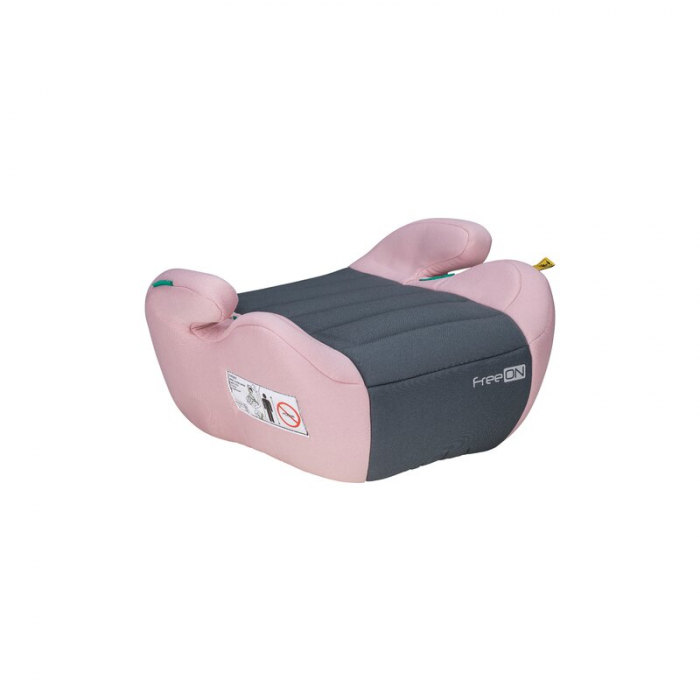 Inaltator auto, FreeON, Comfy, Pentru copii, I-size, 125-150 cm, Orientare in sensul directiei de mers, Conform cu standardul european de securitate ECE R129, Prink/Grey [4]