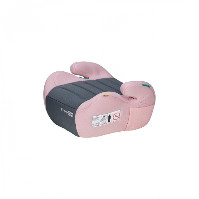 Inaltator auto, FreeON, Comfy, Pentru copii, I-size, 125-150 cm, Orientare in sensul directiei de mers, Conform cu standardul european de securitate ECE R129, Prink/Grey [8]