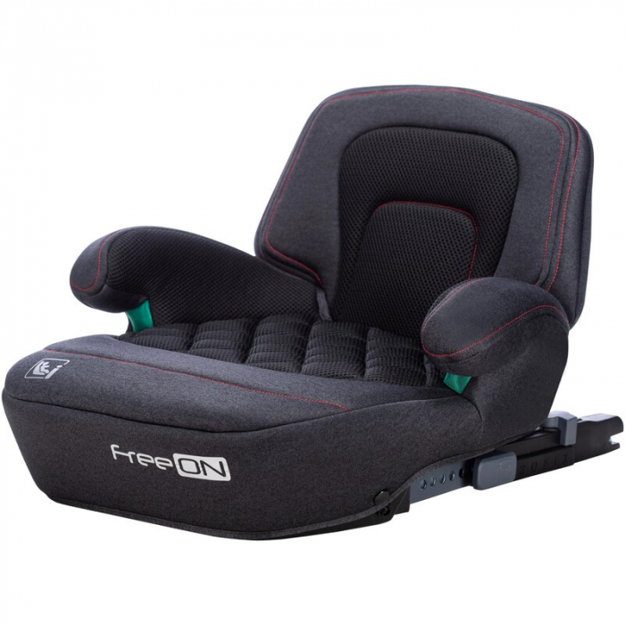 Inaltator auto, FreeOn, Cosmo Plus I-Size, Cu isofix, Cu spatar inaltat si cotiere, Potrivit pentru copiii intre 125 si 150 cm sau intre 25 si 36 Kg, Conform cu standardul european de securitate ECE R [11]