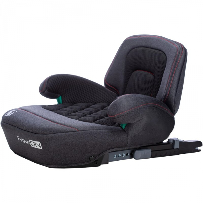 Inaltator auto, FreeOn, Cosmo Plus I-Size, Cu isofix, Cu spatar inaltat si cotiere, Potrivit pentru copiii intre 125 si 150 cm sau intre 25 si 36 Kg, Conform cu standardul european de securitate ECE R [8]