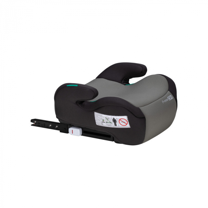 Inaltator auto, FreeOn, Taurus Fix, Cu isofix, Potrivit pentru copiii intre 125 si 150 cm, Conform cu standardul european de securitate ECE R129, Gray [11]