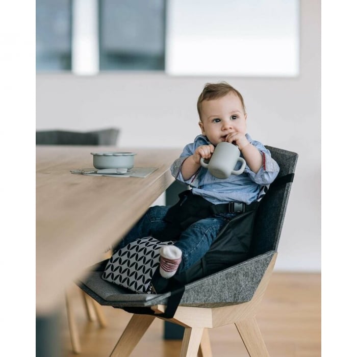 Inaltator scaun masa, FreeON, Fold and Go, Portabil 2 in 1, Conform cu standardele europene EN16120, EN71-3:2021, Black and White [5]