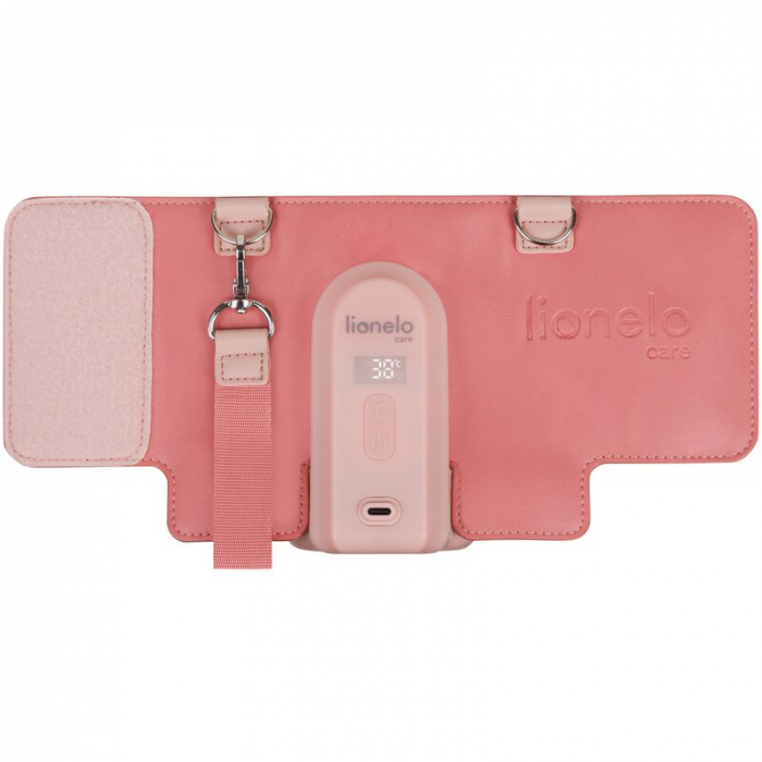 Incalzitor biberoane, Lionelo, ThermUp Go Evo, Portabil, Cu 5 niveluri de incalzire, Cu buton Safety Control, Mentinere caldura pana la 9h, Incarcare USB, Roz [10]