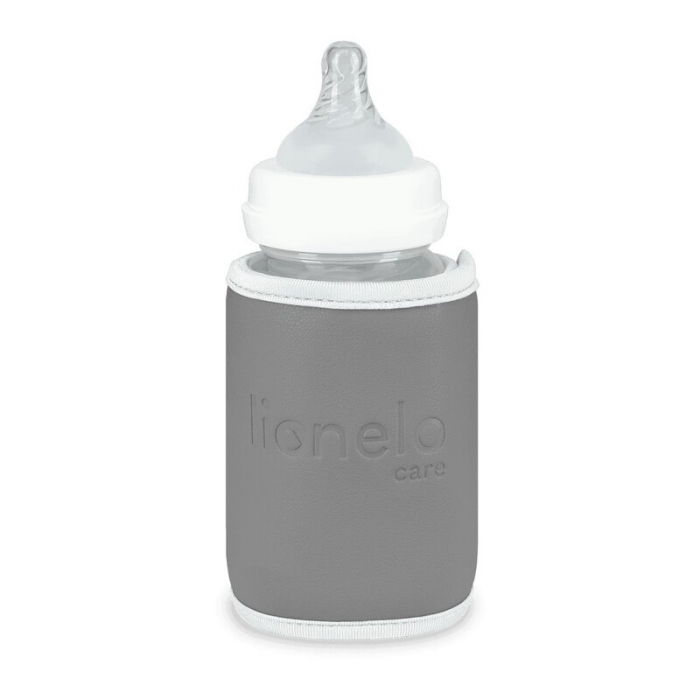 Incalzitor biberoane, Lionelo, ThermUp Go, Portabil, Temperatura constanta pana la 24 h, Incarcare USB, Gri [8]