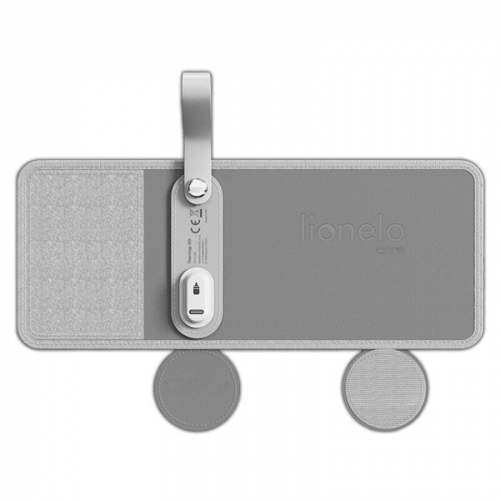Incalzitor biberoane, Lionelo, ThermUp Go, Portabil, Temperatura constanta pana la 24 h, Incarcare USB, Gri [11]