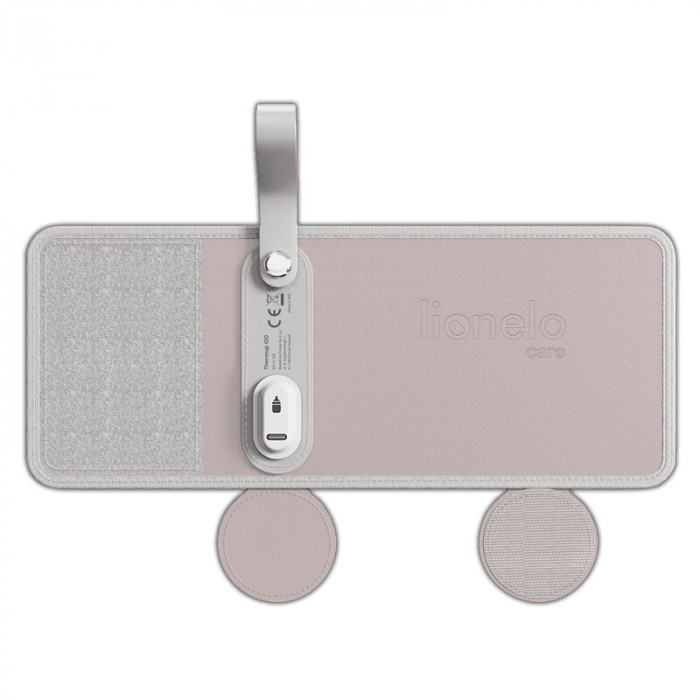 Incalzitor biberoane, Lionelo, ThermUp Go, Portabil, Temperatura constanta pana la 24 h, Incarcare USB, Roz [11]