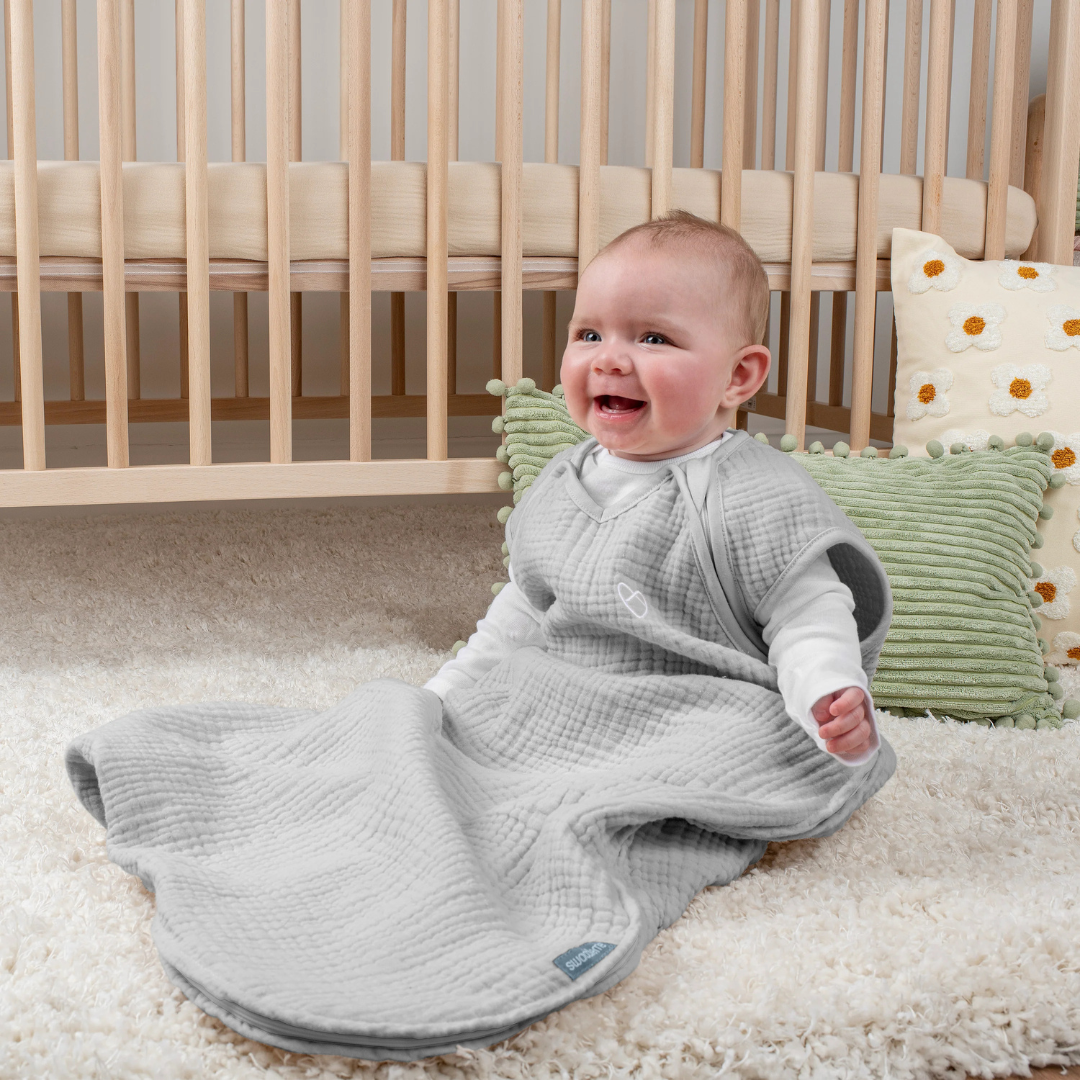 Ingenuity - Sac de dormit Swaddle Me 3-18 luni, 2.5 TOG, Night Sack Sleeper, Space Stars [3]