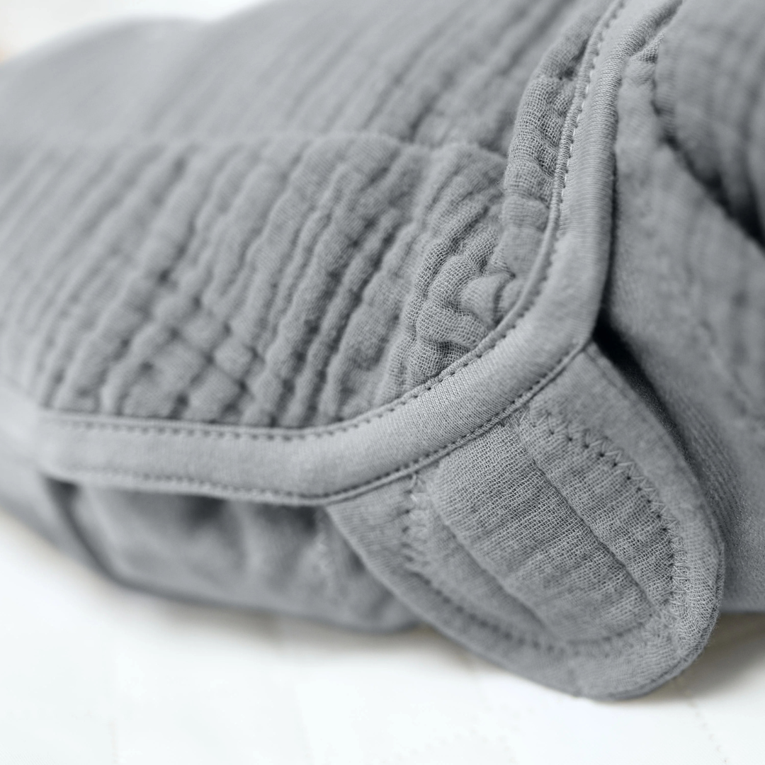 Ingenuity - Sistem de infasare Swaddle Me 0-3 luni, muselina, colectia Original, Granite [3]