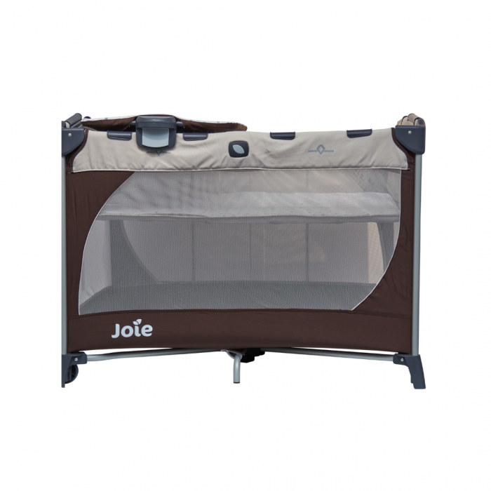 Joie - Patut pliant Commuter Change Beige Dots, cu cosulet detasabil inclus [5]