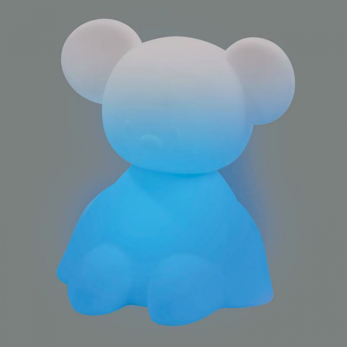 Lampa de veghe, Nattou, Cu senzor care detecteaza plansul bebelusui si calmeaza vizual, Cu 7 culori diferite si 4 intensitati, Durata de iluminare pana la 12h, Incarcare prin cablu USB, Silicon, Fara  [4]