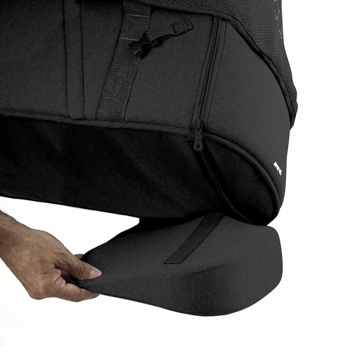 Landou portabil, Jane, Montare in carucior, Cu manere, Cu salteluta 95% materiale reciclate cu protectie UPF50, 67x29.5x43 cm, 0-9 Kg, Cold Black [8]