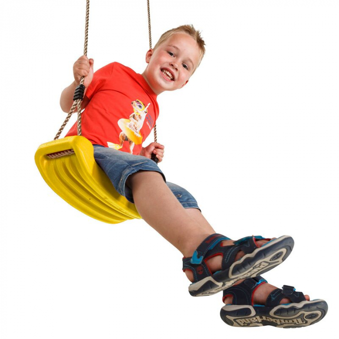 Leagan, Dice, Swing Seat, Fara spatar, Cu franghie PP, Cu inaltime reglabila pana la 240 cm, Pana la 70 kg, 3 ani+, Blue [3]