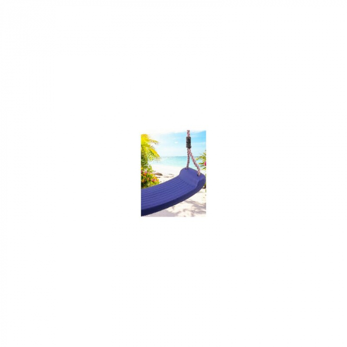 Leagan, Dice, Swing Seat, Fara spatar, Cu franghie PP, Cu inaltime reglabila pana la 240 cm, Pana la 70 kg, 3 ani+, Blue [2]