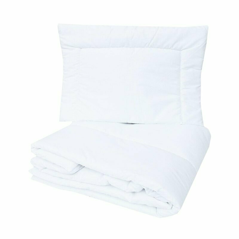 Lenjerie patut cu 5 piese, MimiNu, Pentru patut 120x60 cm, Cu pilota si perna, Din bumbac certificat Oeko Tex Standard 100, Design, Pink Ballerina [5]